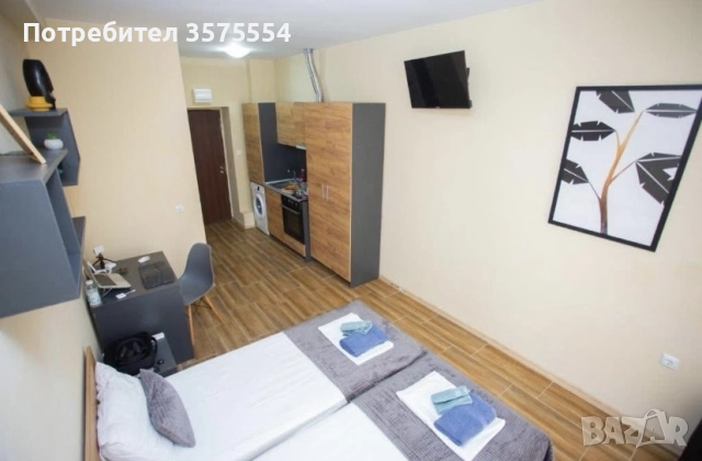 Наем 1-стаен / Търново- кв.Бузлуджа/ 450 лв/ Видеонаблюдение / Паркинг / Контрол на Достъпа, снимка 4 - Апартаменти - 50466630