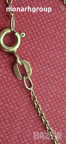 Златна верижка с висулка 18к, снимка 6 - Колиета, медальони, синджири - 53857853