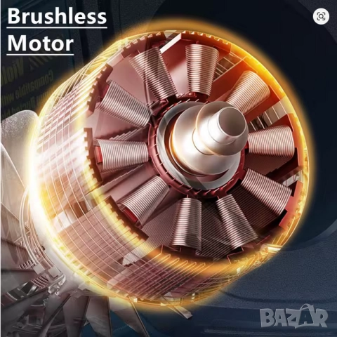 Безжичен турбовентилатор Violent Fan F019, 110 000 об/мин, 18V батерия с функция пауърбанк и фенер , снимка 7 - Други инструменти - 51703980