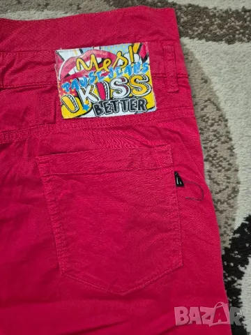 червен летен панталон Паус, снимка 3 - Панталони - 49603101