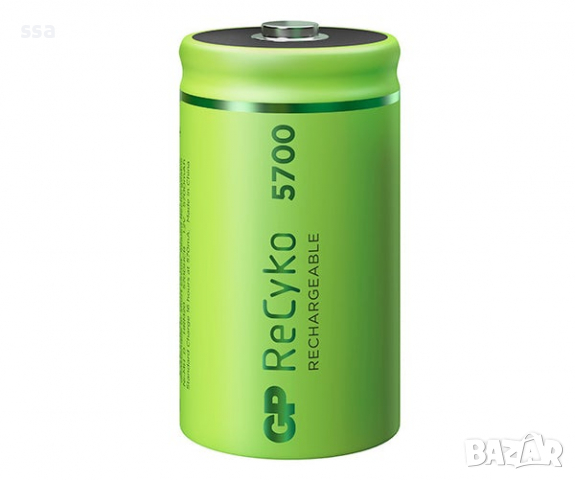 Акумулаторни Батерии GP R20 D 5700mAh NiMH Recyko 2 бр. в опаковка, снимка 3 - Други - 36153988