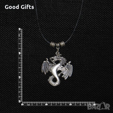 Дамско Колие Драконът, снимка 2 - Колиета, медальони, синджири - 35894312