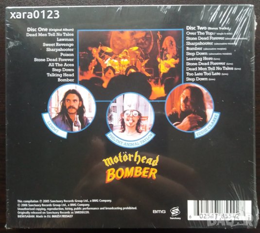 Motorhead – Bomber, снимка 2 - CD дискове - 35983967