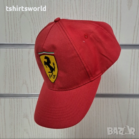 Нова шапка с козирка Ferrari (Ферари), снимка 2 - Шапки - 51821207