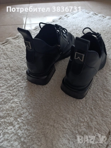 Боти,изцяло от естествена кожа,Tendenz, снимка 2 - Дамски боти - 53217484