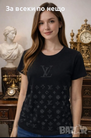 Louis Vuitton Дамска Тениска👚Дамска Блуза С Къс Ръкав - Различни Цветове Код Bal Style22, снимка 2 - Тениски - 53658054