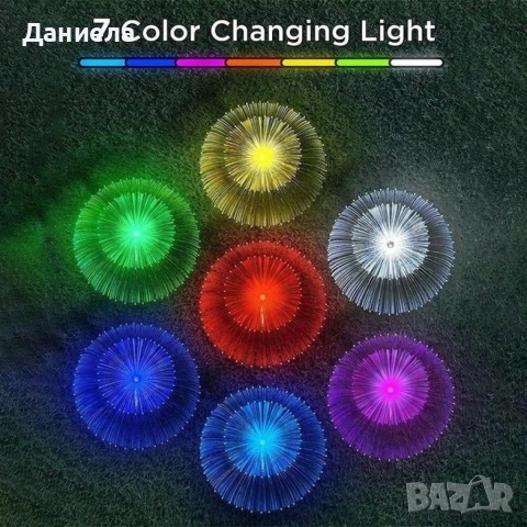 Комплект соларни лампи за градина, снимка 7 - Соларни лампи - 53337468