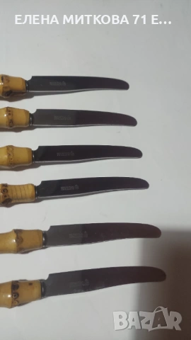 Комплект от 6 бр.ножчета Солинген Германия, снимка 3 - Прибори за хранене, готвене и сервиране - 53865317
