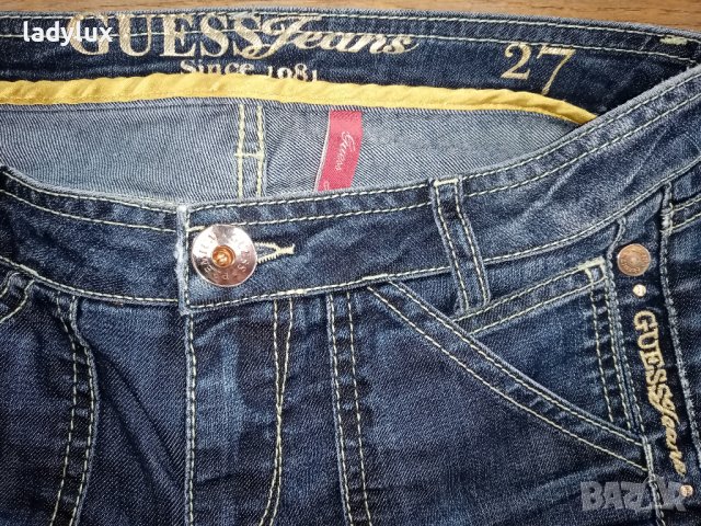 GUESS Jeans, Дънки, Размер 27. Код 1985, снимка 3 - Дънки - 41187440