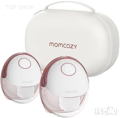 Нова двойна преносима помпа за кърма Momcozy - 3 режима, 9 нива, 24мм