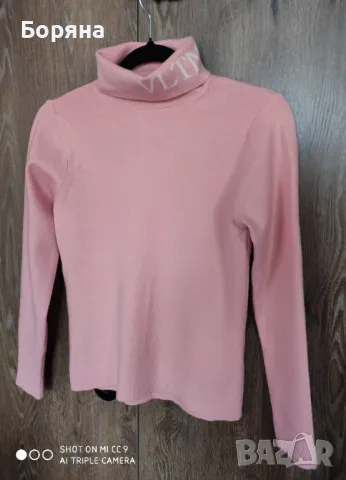 Ново поло розово VLTN, снимка 7 - Блузи с дълъг ръкав и пуловери - 50058215