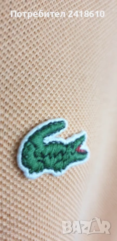 Lacoste Classic Fit  Pique Cotton Mens Size 5 - L   ОРИГИНАЛ! Мъжки Тениски - 2 Броя!, снимка 15 - Тениски - 50773482