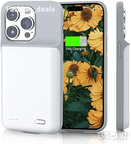 Нов калъф батерия за зареждане iPhone 14 Pro 6.1 инча, 6000mAh/Преносимо зарядно 