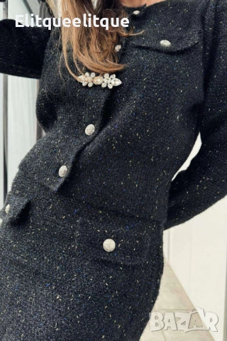 дамски комплект жилетка и пола, снимка 4 - Комплекти - 52377307