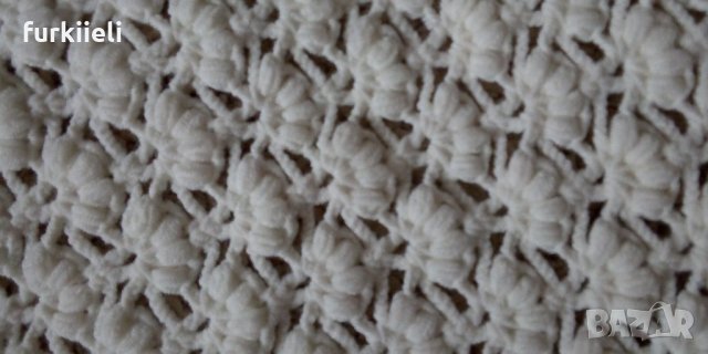 Ръчно плетено детско одеало 1.10/1.10 м., снимка 5 - Спално бельо и завивки - 34177207