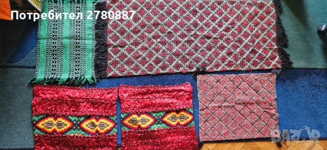 Ретро текстил с етно мотиви – калъфки, тишлайфер