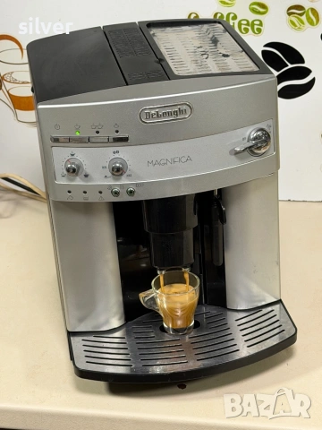 Кафемашина кафе автомат delonghi magnifica с гаранция, снимка 7 - Кафемашини - 53456767