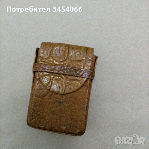 Кожена кутия за цигари. , снимка 1