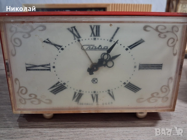 Лот 4 броя електро механични будилници Слава Наири за ремонт части, снимка 6 - Антикварни и старинни предмети - 53618398