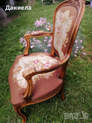 Кресло антик, снимка 5 - Дивани и мека мебел - 40866868