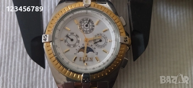 Кварцов мъжки Швейцарски часовник, работещи всички стрелки