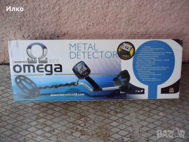 Металотърсач Teknetics Omega 8500, снимка 2 - Друга електроника - 52526211