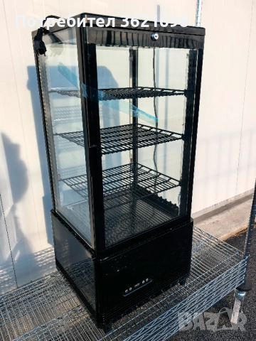 Хладилна витрина вертикална 78 литра. CL-78, снимка 3 - Хладилни витрини и фризери - 52627861
