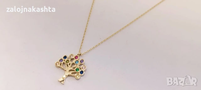 Ново Златно колие-2,18гр/14кр, снимка 4 - Колиета, медальони, синджири - 51330036