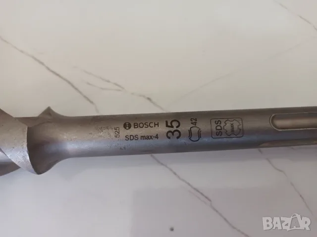 Свредло Bosch ф35 520мм SDS-MAX-4, SDS MAX 4, бургия 35mm Бош, снимка 3 - Други инструменти - 49267045
