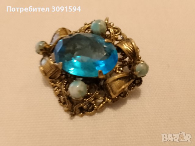 Старинна брошка Бохемия