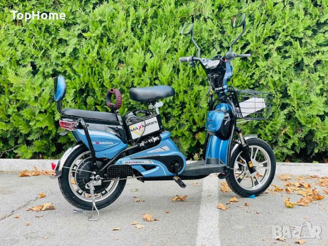  Електрически Скутер-Велосипед EBZ16 500W - Sky Blue , снимка 2 - Мотоциклети и мототехника - 41941481