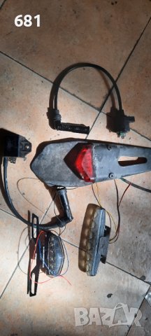 Мото части.Фар,стопове за мотор,пружини за седалки и др. части, снимка 6 - Мотоциклети и мототехника - 41527002