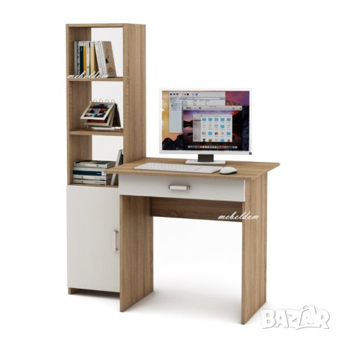 Бюро с чекмедже и етажерка с плавна врата(код-0903), снимка 2 - Бюра - 41023253