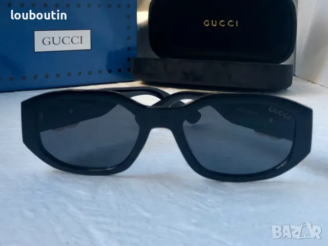 GUCCI с лого 1:1 дамски слънчеви очила елипса 2 цвята овални кръглин, снимка 8 - Слънчеви и диоптрични очила - 47695562