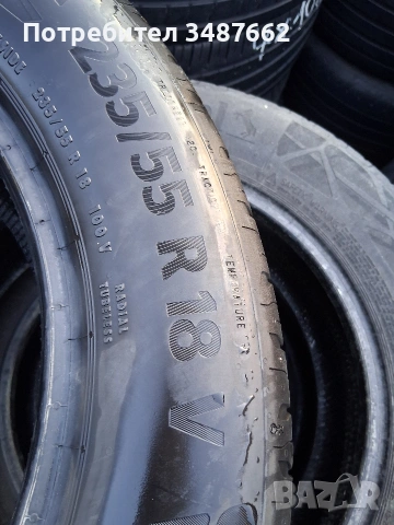 235 55 18 Континентал еко контакт 6 4бр летни дот 2021г , снимка 7 - Гуми и джанти - 53863174