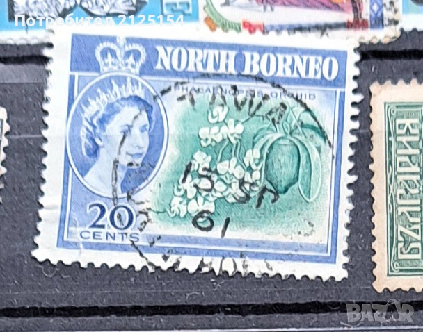 Пощенска марка Северно Борнео
