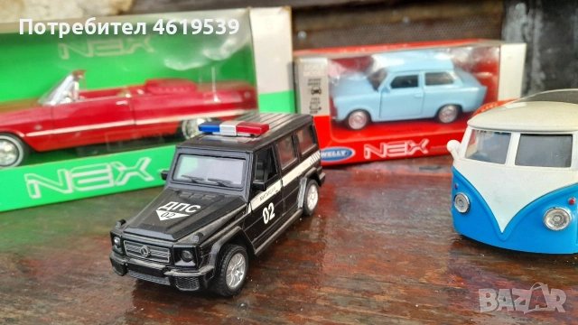 модели автомобил играчки Chevrolet impala 63 Volkswagen typ 2 Trabant 601, снимка 9 - Нумизматика и бонистика - 53489320