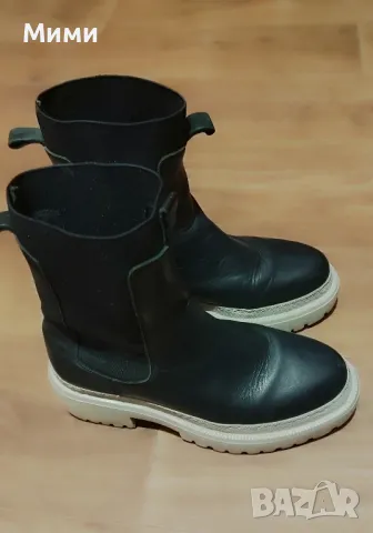продавам кожени боти-тип Челси , снимка 4 - Дамски боти - 48014995