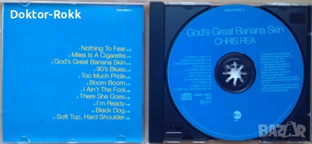 Chris Rea – God's Great Banana Skin (1992, CD), снимка 3 - CD дискове - 41523328