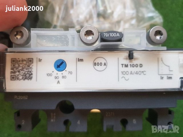 Автоматичен прекъсвач NSX 100L 3p ТМ100D, снимка 3 - Други машини и части - 41690379