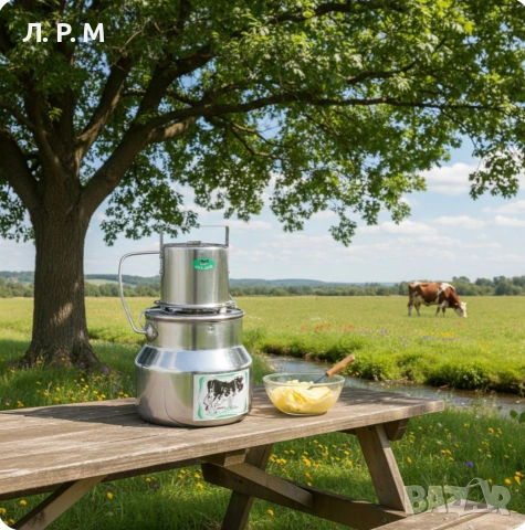 ЕЛЕКТРИЧЕСКА МЛЕКОБИЯЧКА Машина за биене на мляко и масло. 11л