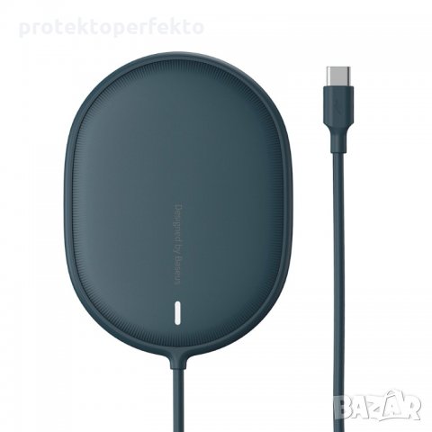 Магнитно зарядно Baseus 15W MagSafe iPhone 12, снимка 15 - Аксесоари за Apple - 34153910