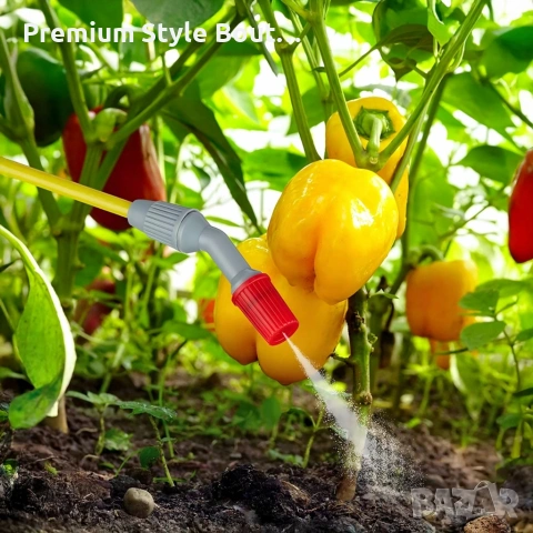 Ръчна градинска пръскачка под налягане 5L, 3 Bar – С регулируема дюза, предпазен клапан и презрамка, снимка 2 - Декорация за дома - 53836216