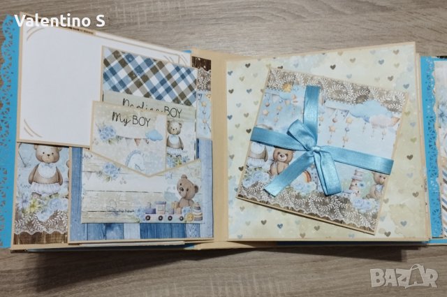Бебешко  албумче за снимки, снимка 14 - Ръчно изработени сувенири - 39398017
