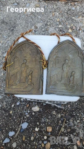 Две пана от цветен метал , снимка 10 - Пана - 50931266