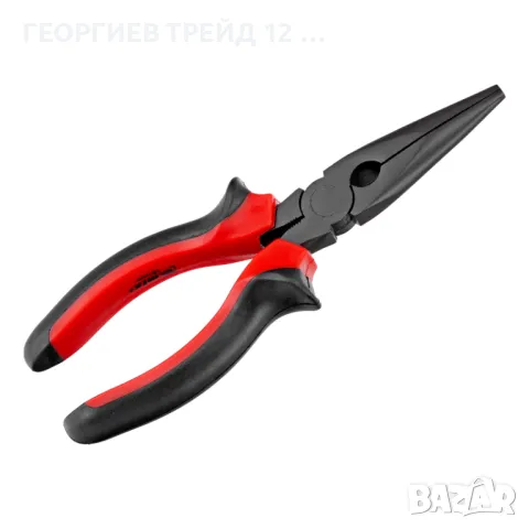 Клещи с удължени полукръгли прави челюсти 180 мм,двукомпонентни дръжки, снимка 2 - Клещи - 50167562