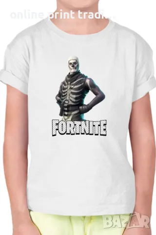 Детска тениска Фортнайт Fortnite Skull Trooper 02, снимка 17 - Детски тениски и потници - 48524404