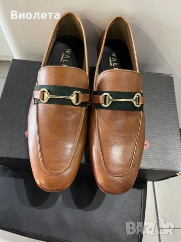 Мъжки мокасини Walk London номер 43, снимка 3 - Мокасини - 55843518