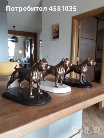 Фигура на Американски питбул, снимка 7 - Статуетки - 51552642