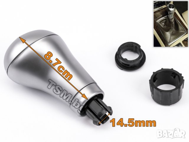 КОЖЕНА ТОПКА за СКОРОСТЕН ЛОСТ за MERCEDES W203 S203 W204 S204 C204 GLK W211 S211 W212 S212 МЕРЦЕДЕС, снимка 8 - Аксесоари и консумативи - 41792182